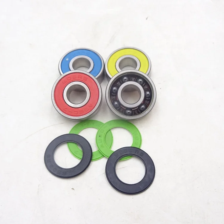 S608-2RS Colorful Seal Stainless Steel 608-2RS Rings+Si3N4 Ceramic Fidget Spinner Hybrid Ceramic Ball Bearing 8x22x7mm - Image 4