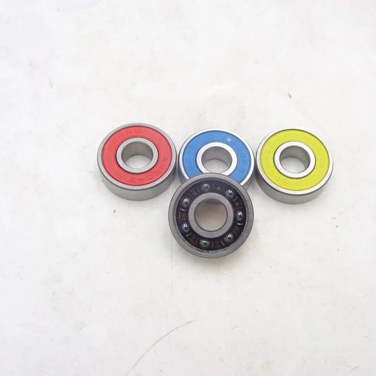 S608-2RS Colorful Seal Stainless Steel 608-2RS Rings+Si3N4 Ceramic Fidget Spinner Hybrid Ceramic Ball Bearing 8x22x7mm - Image 2