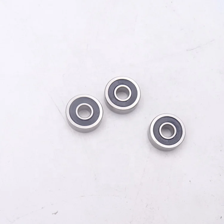 604-2RS Micro Single Row Chrome Steel Double Rubber Sealed Deep Groove Ball Bearing 4x12x4 mm - Image 2
