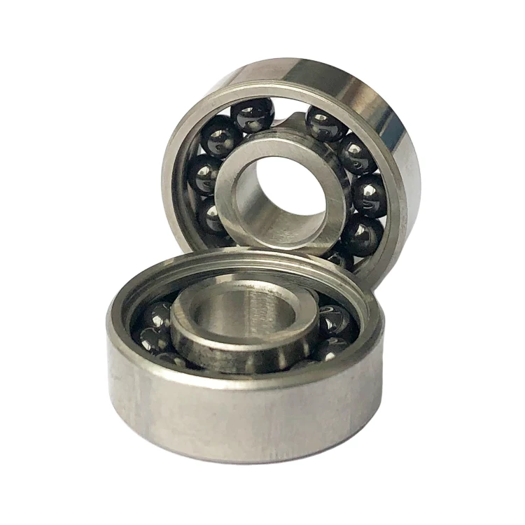 608 Cageless Ceramic Bearing 608 Full Complement Ceramic High Temperature 1000 De 608 Hybrid Ceramic Ball Bearing No Cage - Image 2