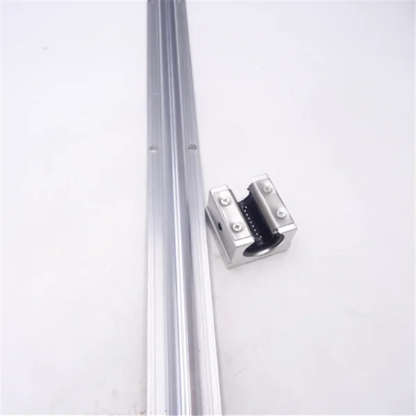Flange Linear Ball Bearing SBR25UU Slide Block Unit SBR25UU with SBR25 Guide Rail Linear Motion System