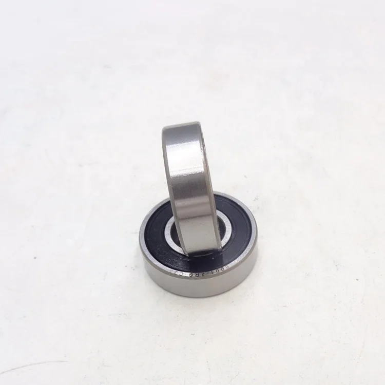 6001-2RS Motorcycle Hybrid Ceramic Bearing 6001-2RS C3 Chrome Steel Rings with Si3N4 Balls Deep Groove Ball Bearing 12x28x8 mm - Image 2