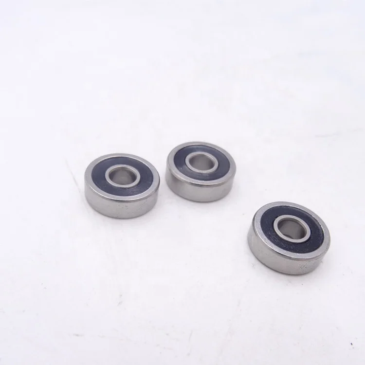 604-2RS Micro Single Row Chrome Steel Double Rubber Sealed Deep Groove Ball Bearing 4x12x4 mm - Image 3