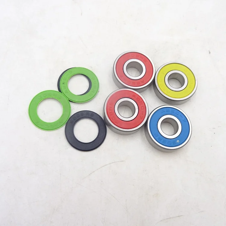 S608-2RS Colorful Seal Stainless Steel 608-2RS Rings+Si3N4 Ceramic Fidget Spinner Hybrid Ceramic Ball Bearing 8x22x7mm - Image 3