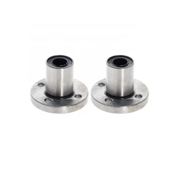 LMEF10UU 10mm Bore Size LMEF Series Round Flange Linear Bearing Size 10x19x29mm