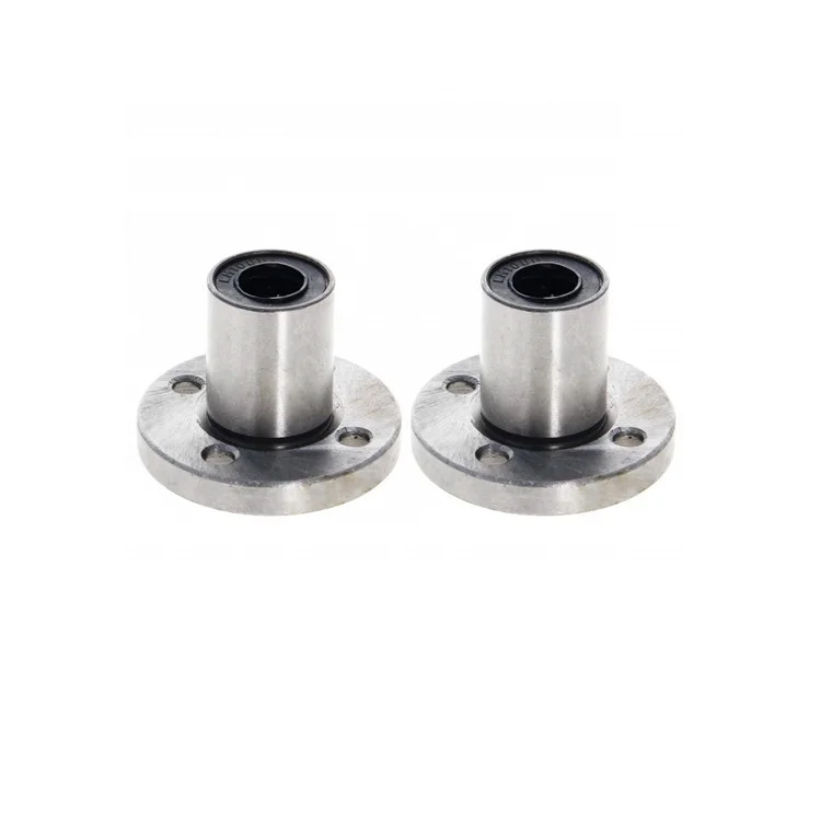 LMEF10UU 10mm Bore Size LMEF Series Round Flange Linear Bearing Size 10x19x29mm