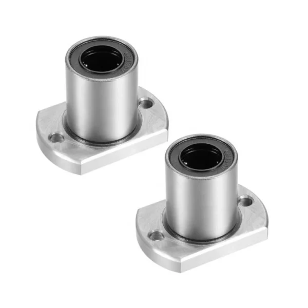 LMH13UU LMH Series13x23x32 Flange Mounted Steel Linear Bearing 2 Side Cut for CNC 3D Printer and Machinery Industries